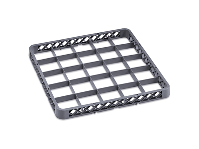 Opvaskebakke forhøjer 25 glas grå