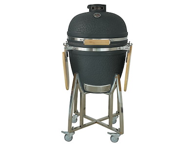 Kamado grill 21" Stone mat sort med sideborde og understel