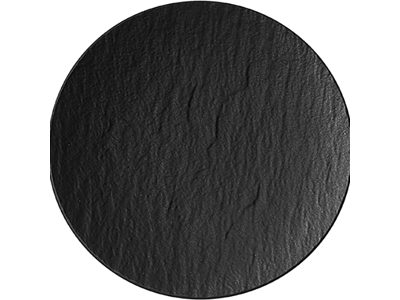 The Rock tallerken sort Ø25 cm