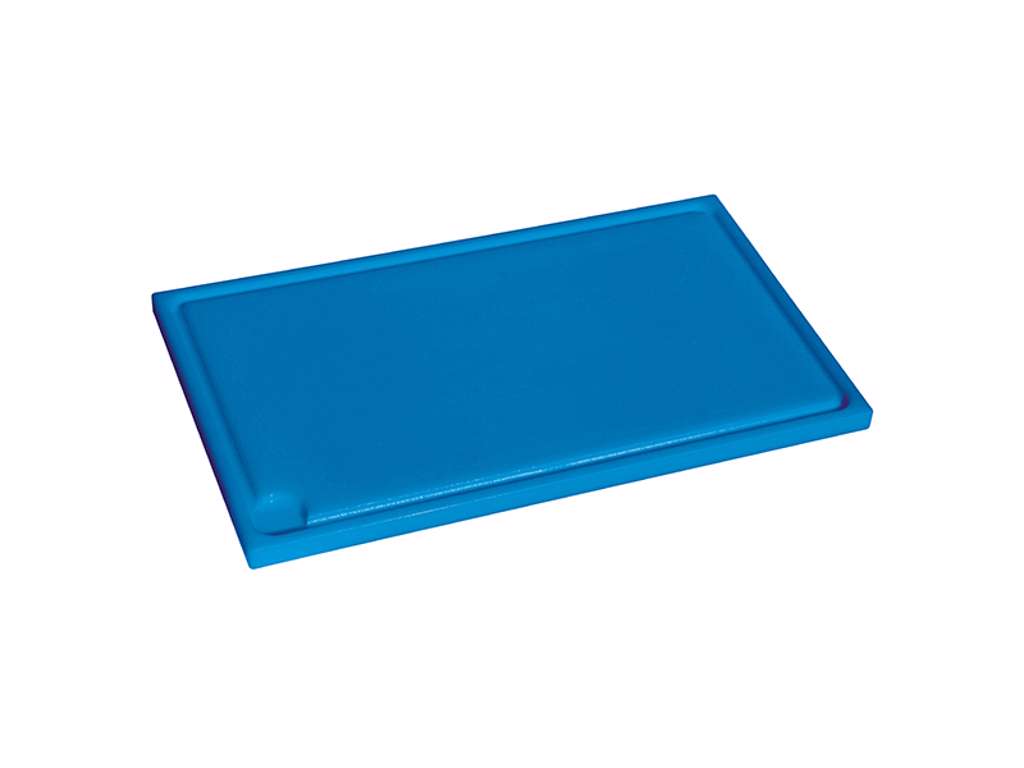Skærebræt Blå 50x30x2 rille/sump/dup