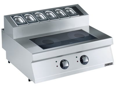 Induktionskogebord 2 frontzoner el 800 7