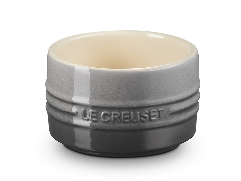 Stabelbar ramekin stentøj 9 cm i Flint