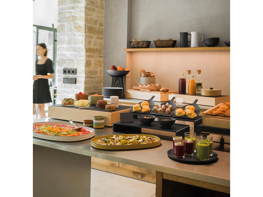 Bakke Stabelbar 39,5x19,5 cm Antracit Mealplak