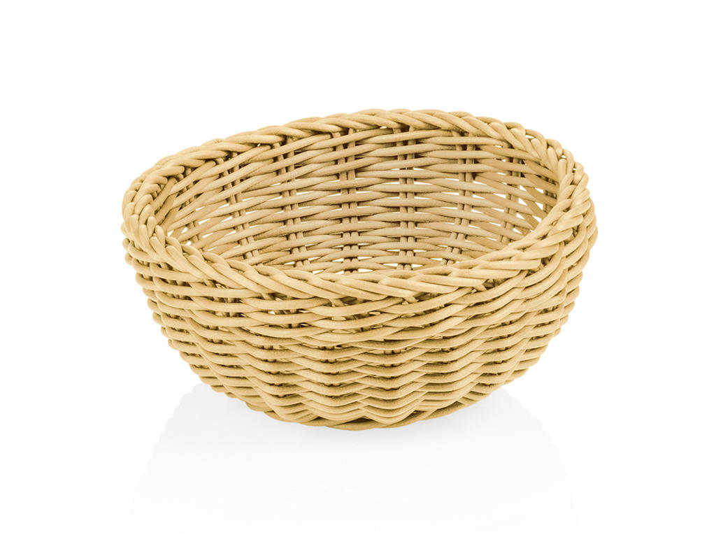 Brødkurv Lys Beige Ø20 cm H8 cm Weaver P