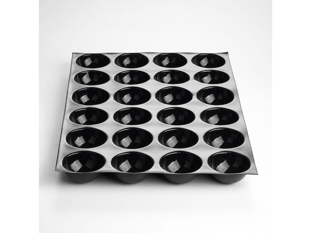 Bageform 600x400mm 130ml 24stk Semispher