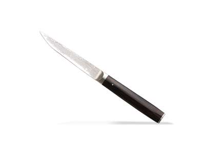 Tojiro Steakkniv, Damaskusblad, Ibenholtskæfte