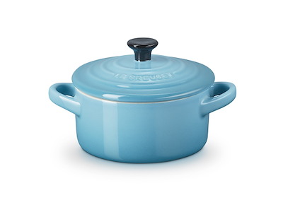 Le Creuset mini stentøjsgryde Ø 10 cm i caribbean