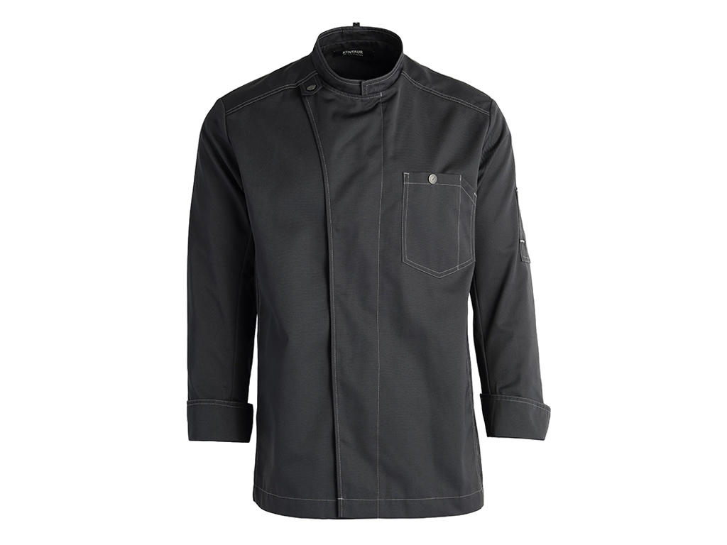 Kokkejakke Unisex Charcol str. 3XL