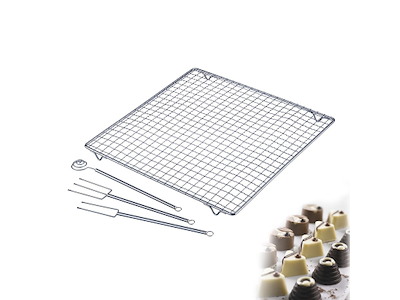 Chokoladesæt 4 stk. Rist/3 Chokoladegafl