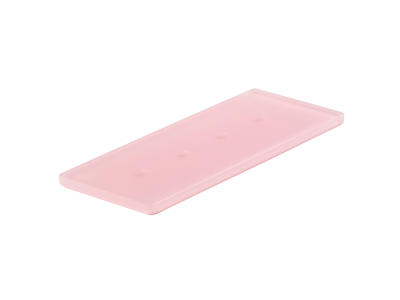 Bakke 4 huller 24,5x10 cm Pink Mealplak