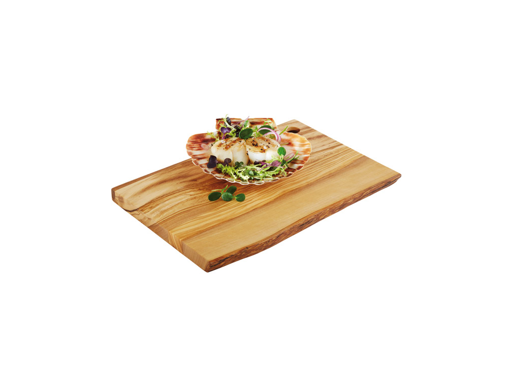 Serveringsbræt oliven træ 25x17 cm