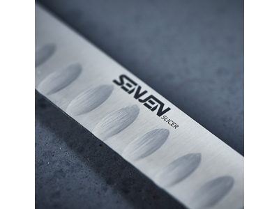 Lakse-/Skinkekniv, 36 cm, Senjen Slicer, Træskæfte