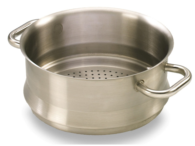 Dampindsats med huller i bund 28 cm