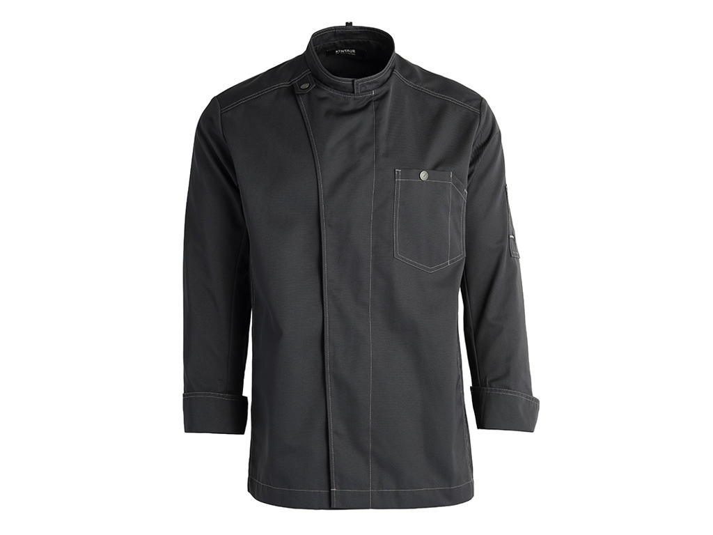 Kokkejakke Unisex Charcol str. 4XL