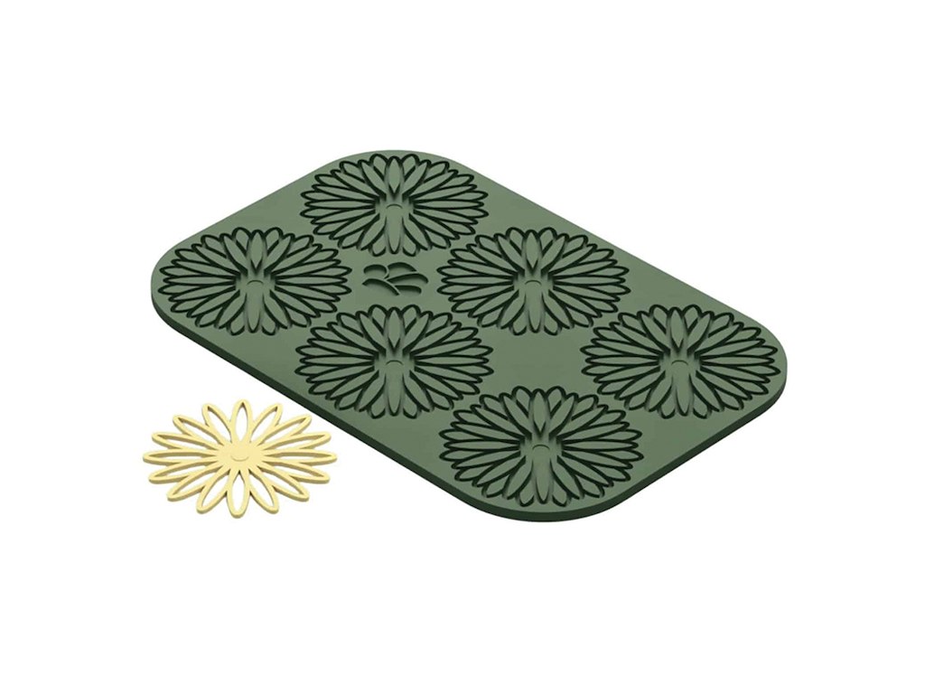 Tuile Daisy blomst Ø6cm 6stk