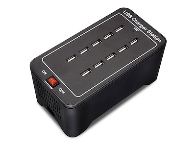 Ladestation t/10stk Ledning t/SN bordlam