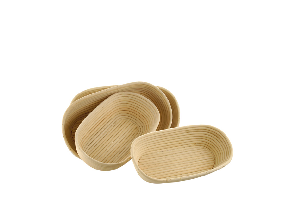 Hævekurv oval træ 1500 g 32x18 cm