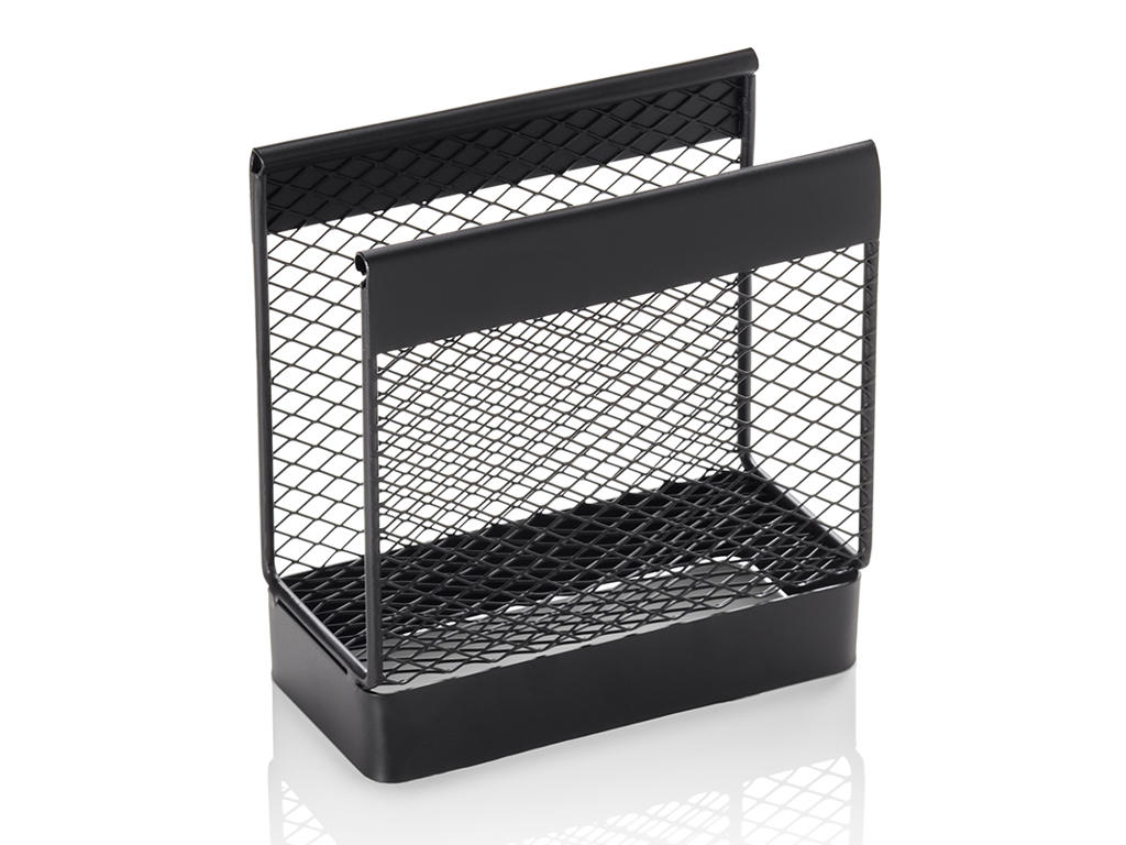 Servietholder Liggende Sort Net 19x19x6,