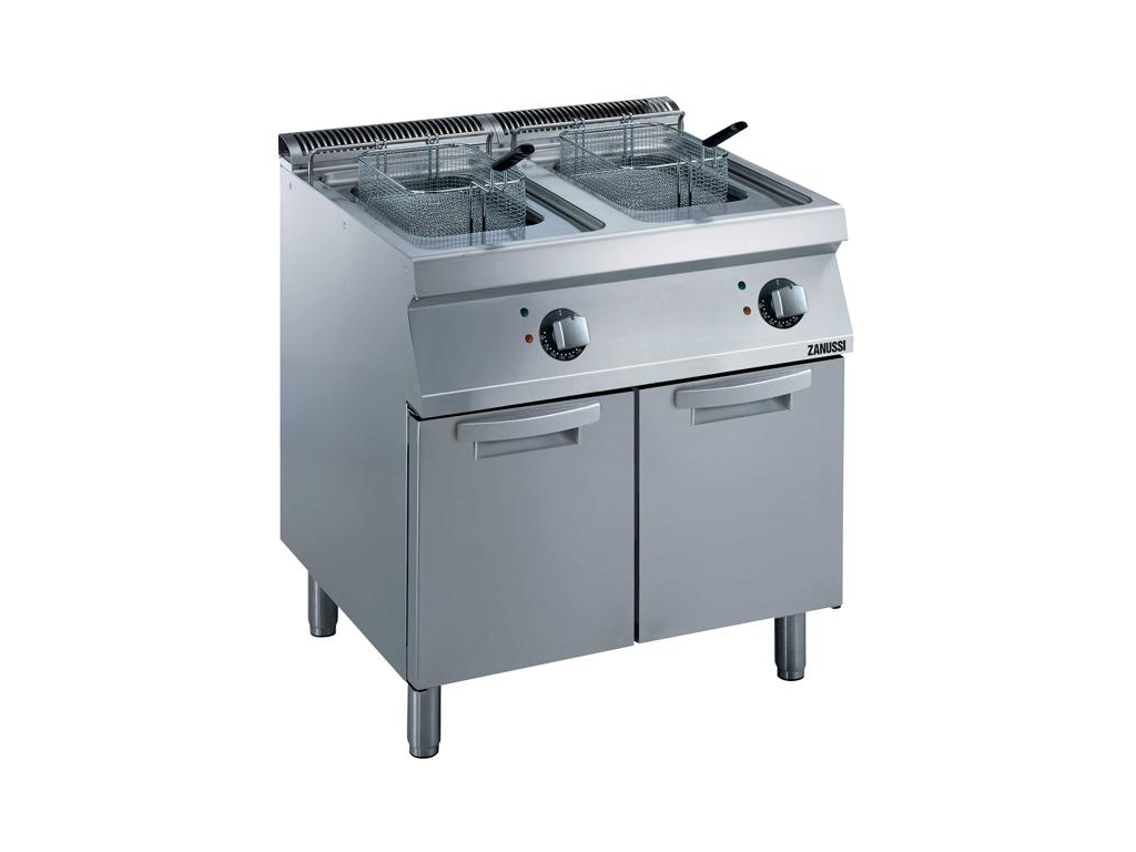 Friture 2x7 ltr m/skab el 800 mm 70