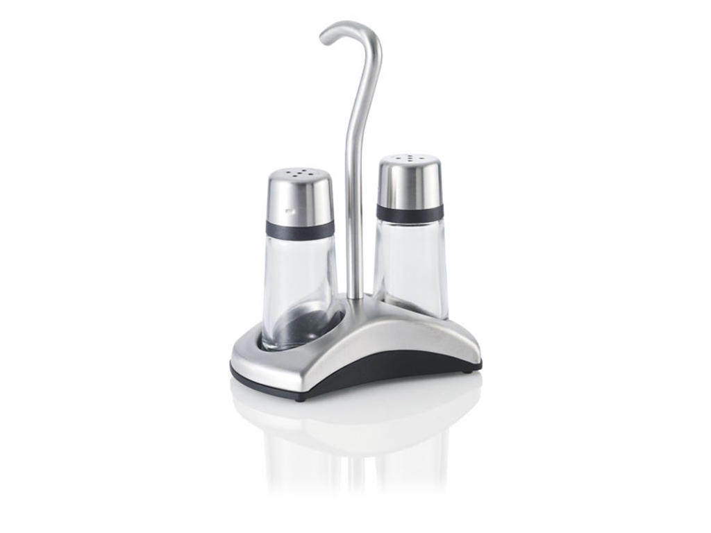 Salt- og pebersæt i holder