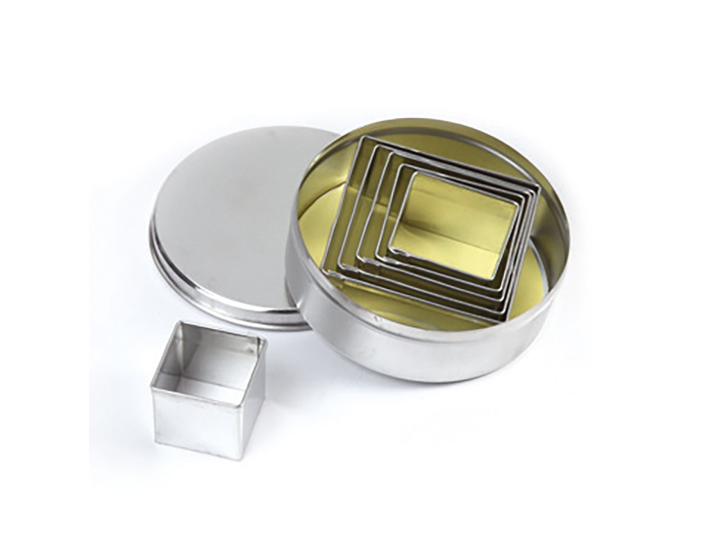 Udstikkersæt Firkantet 6 stk 30-65mm