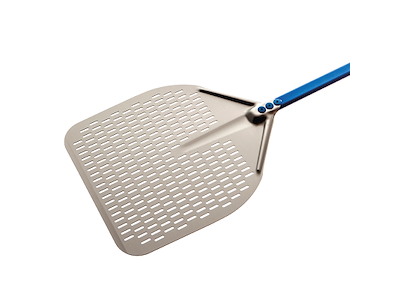 Pizzaspade 36x36 cm ALU perf. 150 cm