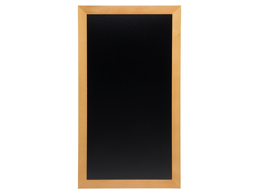 Tavle 100x56 cm teak lakeret ramme