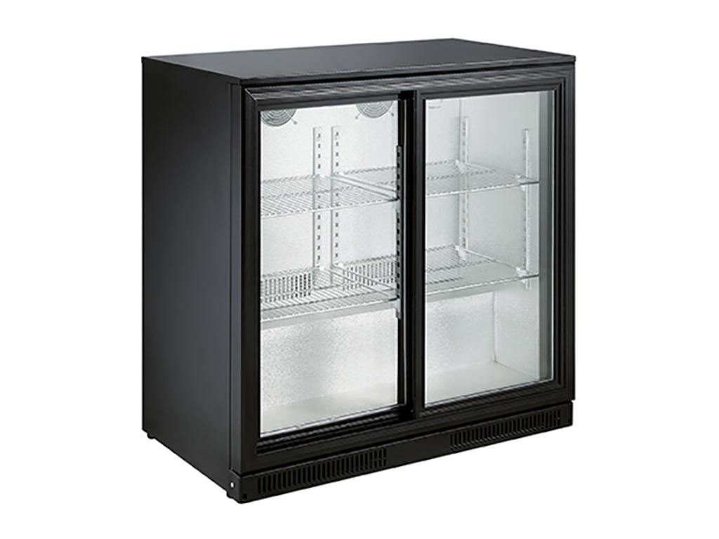 Backbar med 2 skydelåger