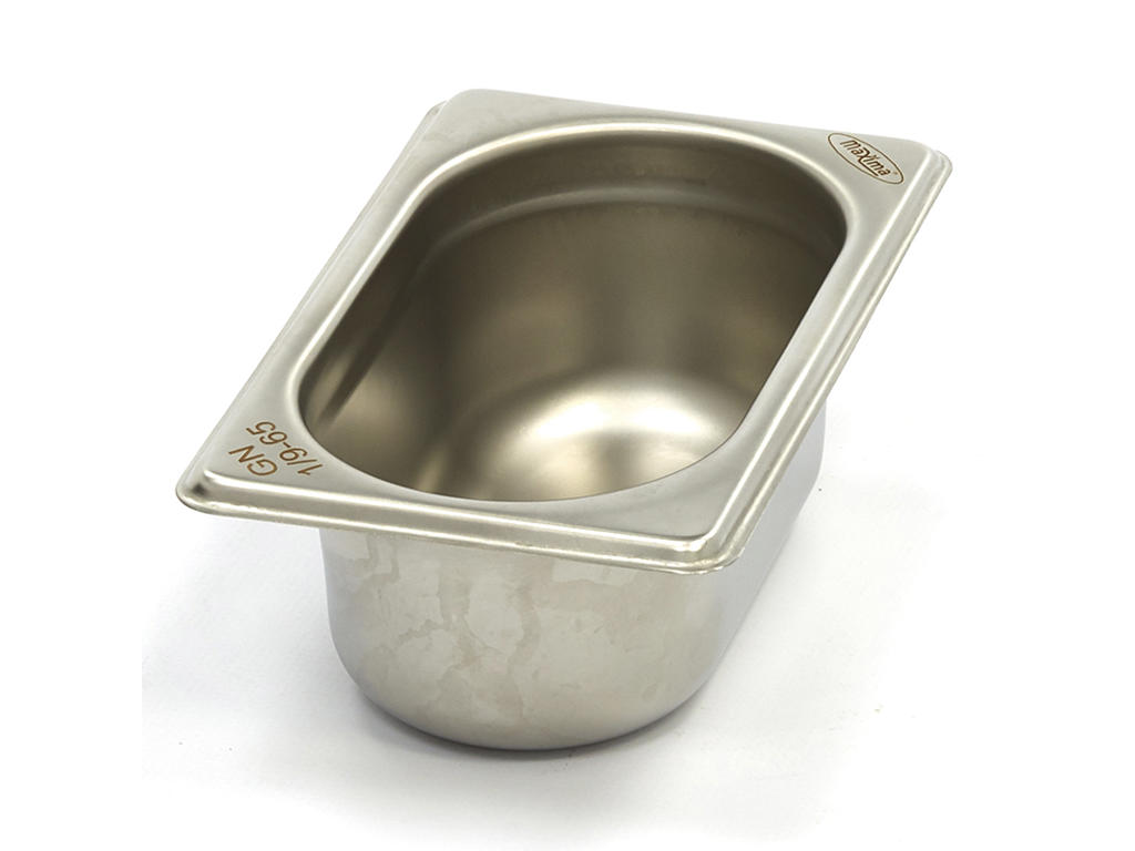 Maxima Kantine-beholder 1/ 9GN i rustfrit stål | 65mm | 176x108mm