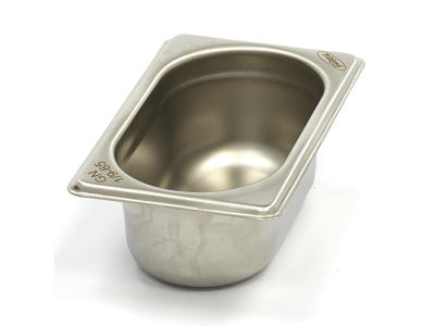 Maxima Kantine-beholder 1/ 9GN i rustfrit stål | 65mm | 176x108mm