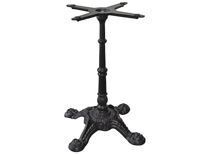 Zederkof Africa 4 understel i sort støbejern