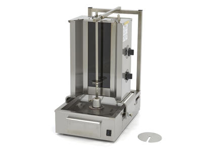 Kebab grill 2 brændere 20 kg kød EL