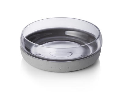 Skål Cement Ø 22cm h 8cm Grå