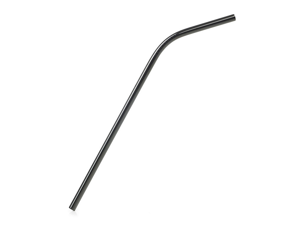 Børste til sugerør 21,5x6 cm Sort rustfrit stål Inspired By