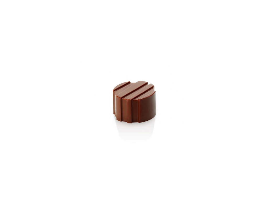 Chokoladeform 21 stk 10 g. Ø 26 x16 mm - Design 1