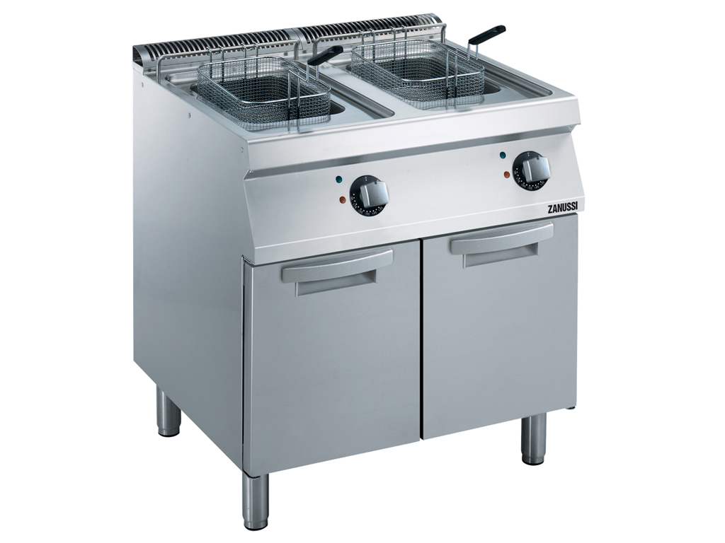Friture 2x15 ltr m/skab el 800 mm 7