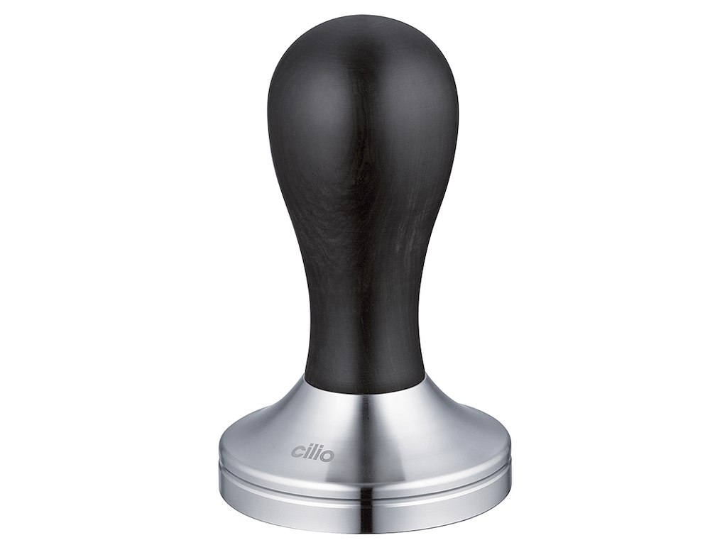 Stamper Sort Træ H: 6,7cm, Ø5,7cm