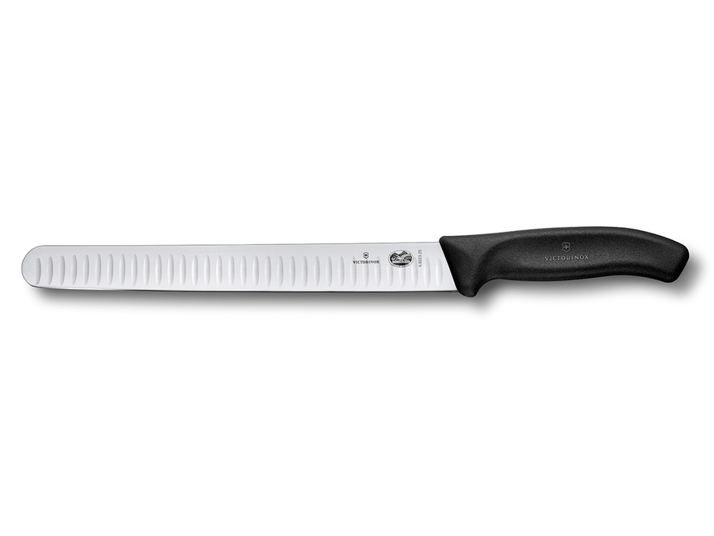 Skinkekniv, 25 cm Victorinox Fibrox, med luftskær