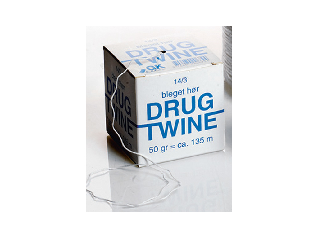 Rullepølsegarn af hør, 135 m, 50 g