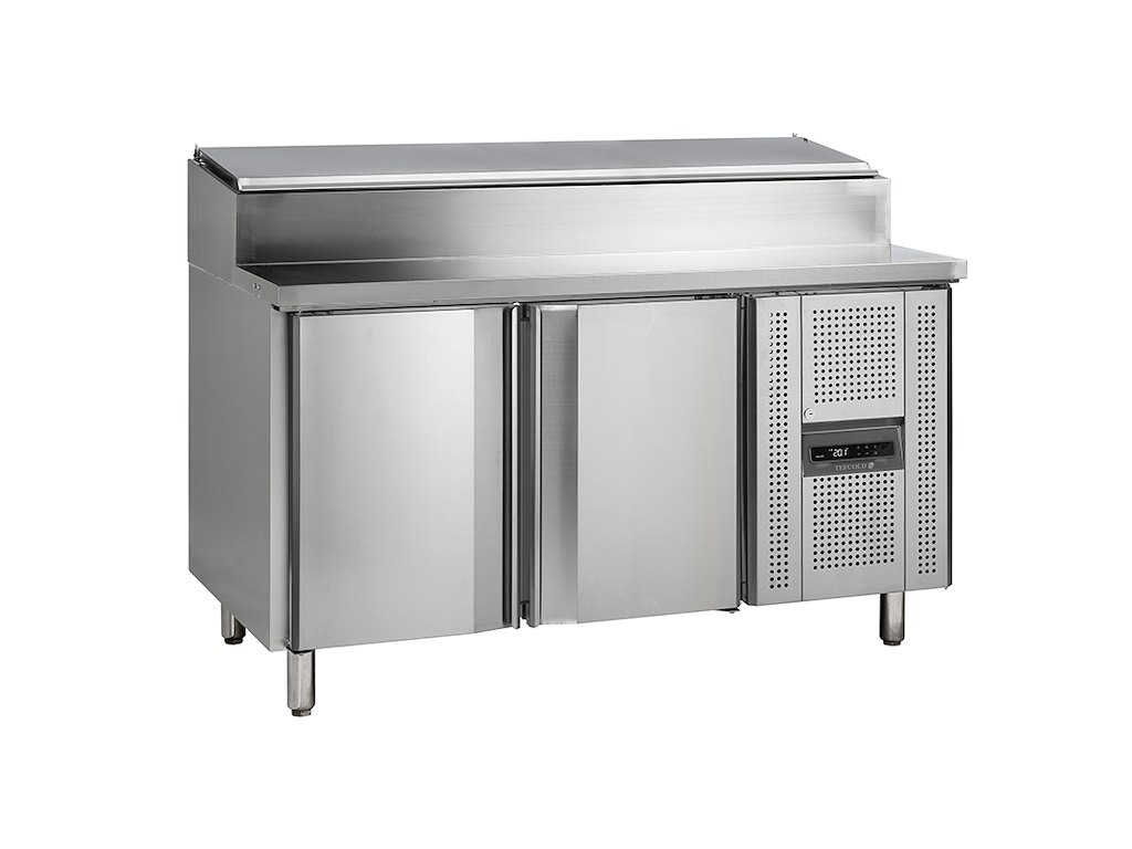 Saladette 2 låger 60x40 opsats: 7xGN1/3