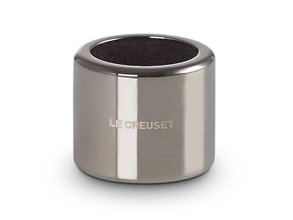 Le Creuset metal drypring til vinflasker