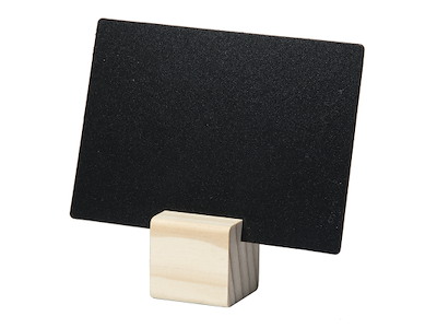 Prisskilt m/ træfod 6stk m/tush