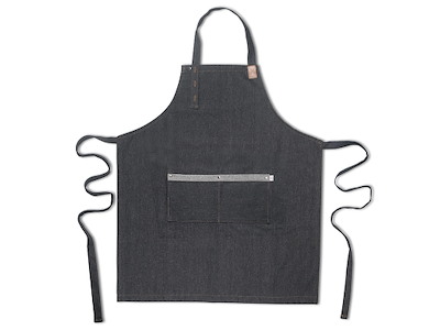 Forklæde Denim  m. Lomme 72x88 cm