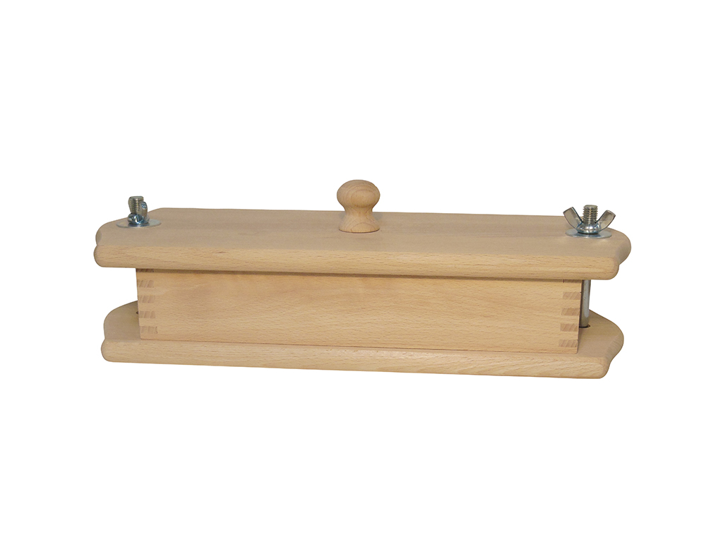 Rullepølseform, Bøgetræ, 25x10x5 cm