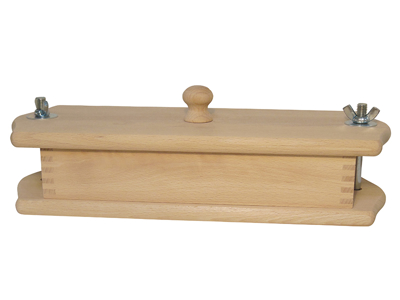 Rullepølseform, Bøgetræ, 25x10x5 cm