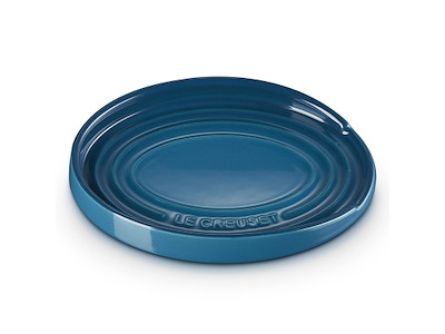 Grydeskeholder i stentøj 16x12 cm i Deep Teal