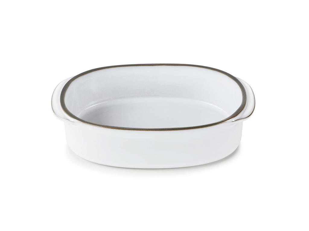 Fad Oval 16x11 cm Hvid Caractere Culinaire