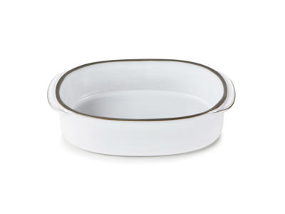 Fad Oval 16x11 cm Hvid Caractere Culinaire