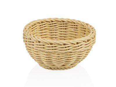 Brødkurv Lys Beige Ø16 cm H8 cm Weaver P