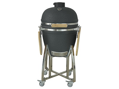 Kamado grill 21" Stone mat sort med sideborde og understel
